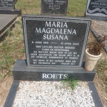 ROETS Maria Magdalena Susana 1915-2000