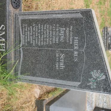 SMIT Japie 1944-2005 &amp; Serah 1947-