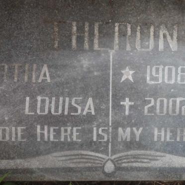 THERON Martha Louisa 1908-2002
