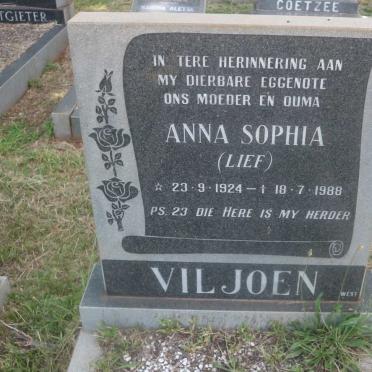 VILJOEN Anna Sophia 1924-1988