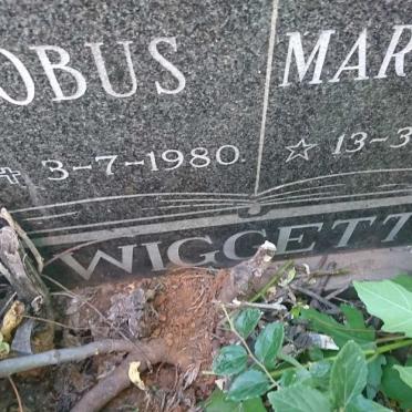 WIGGETT Carel Jacobus 1908-1980 &amp; Margaretha Maria 1908-1992