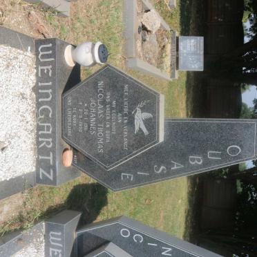 WEINGARTZ Nicolaas Thomas Johannes 1911-1990