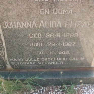 ? Dirk Cornelius 1884-1965 &amp; Johanna Alida Elizabeth 1888-1967