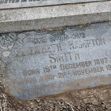 SMITH Elizabeth Hampton 1887-1963
