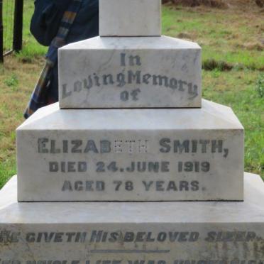 SMITH Joseph -1909 &amp; Elizabeth -1919 