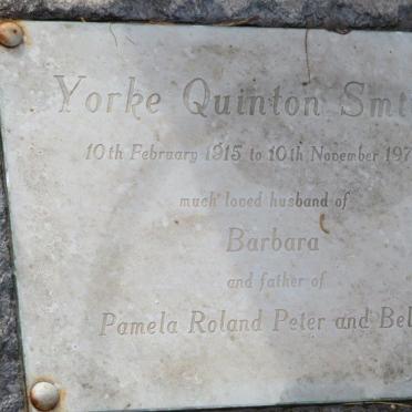 SMITH Yorke Quinton 1915-1970