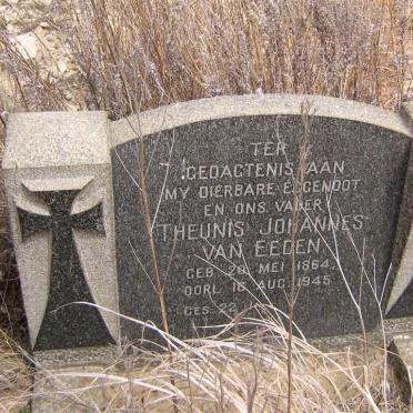 EEDEN Theunis Johannes, van 1864-1945