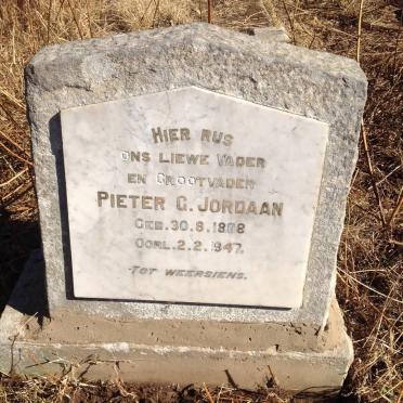 JORDAAN Pieter G. 1888-1947