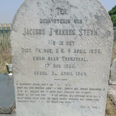 STEYN Jacobus Johannes 1835-1909