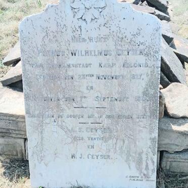 GEYSER Petrus Wilhelmus 1827-1888