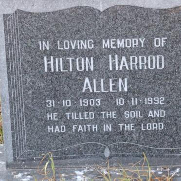ALLEN Hilton Harrod 1903-1992