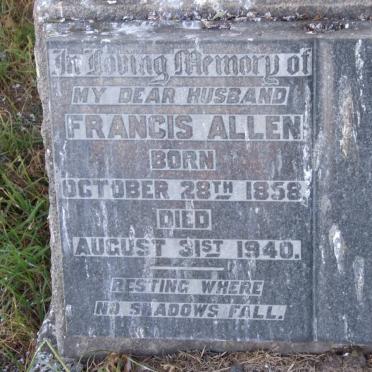 ALLEN Francis 1858-1940