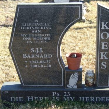 BARNARD S.J.J. 1943-2001