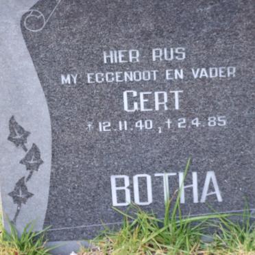 BOTHA Gert 1940-1985