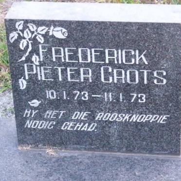 CROTS Frederick Pieter 1973-1973