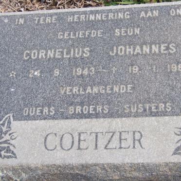 COETZER Cornelius Johannes 1943-1980