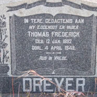 DREYER Thomas Frederick 1892-1949