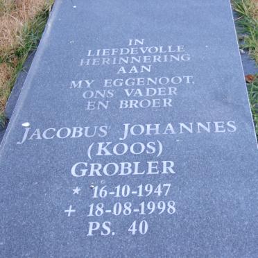 GROBLER Jacobus Johannes 1947-1998