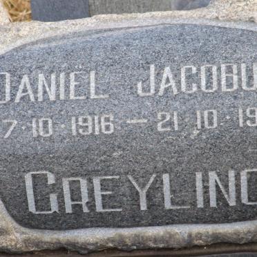 GREYLING Daniel Jacobus 1916-1980