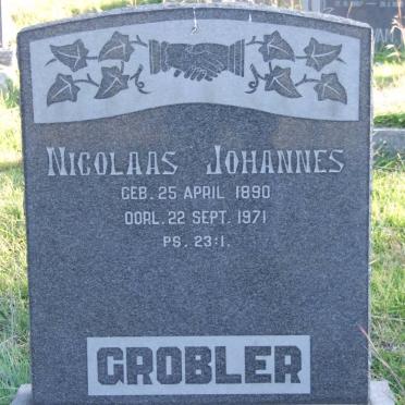 GROBLER Nicolaas Johannes 1890-1971