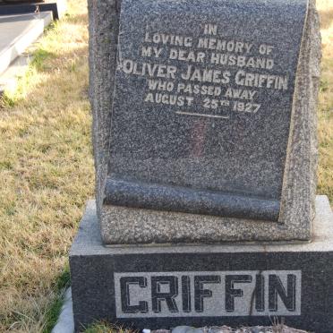 GRIFFIN Oliver James -1927