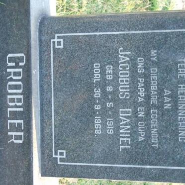 GROBLER Jacobus Daniel 1919-1968
