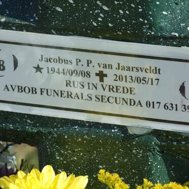 JAARSVELDT Jacobus P.P., van 1944-2013