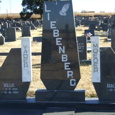 LIEBENBERG Willie 1930-2002 &amp; Magriet 1937-