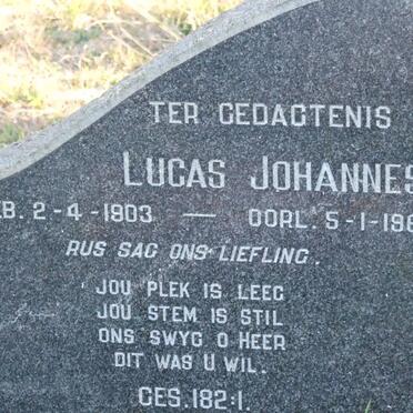 MEYER Lucas Johannes 1903-1965