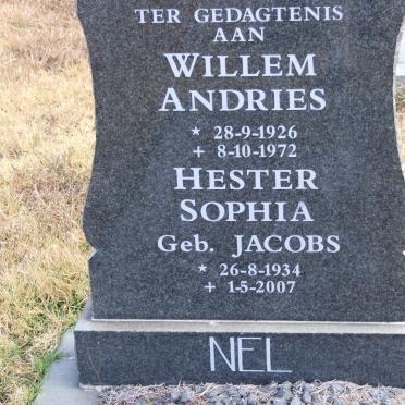 NEL Willem Andries 1926-1972 &amp; Hester Sophia JACOBS 1934-2007