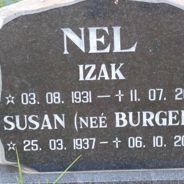 NEL Izak 1931-2001 &amp; Susan BURGER 1937-2005
