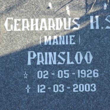PRINSLOO Gerhardus H.S. 1926-2003
