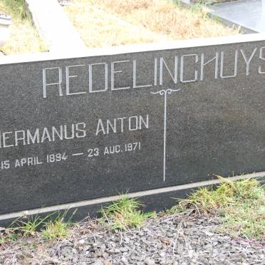 REDELINGHUYS Hermanus Anton 1894-1971