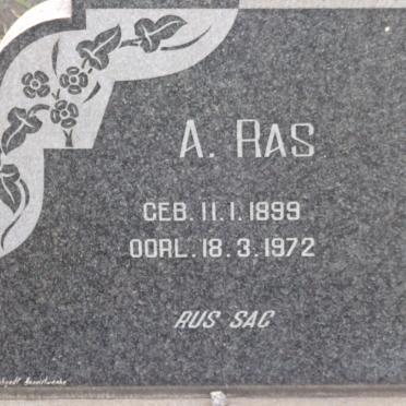 RAS A. 1899-1972