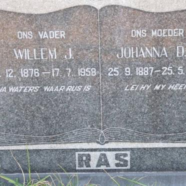 RAS Willem J. 1876-1958 &amp; Johanna D.P. 1887-1966