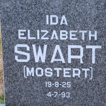 SWART Ida Elizabeth nee MOSTERT 1925-1993