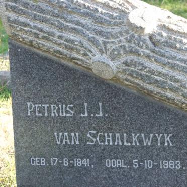 SCHALKWYK Petrus J.J., van 1941-1963