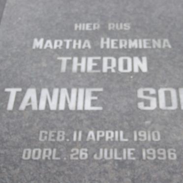 THERON Martha Hermiena 1910-1996