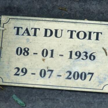 TOIT Tat, du 1936-2007