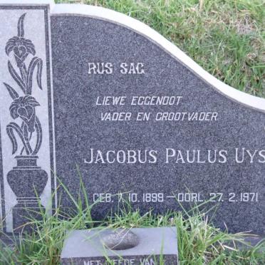 UYS Jacobus Paulus 1899-1971