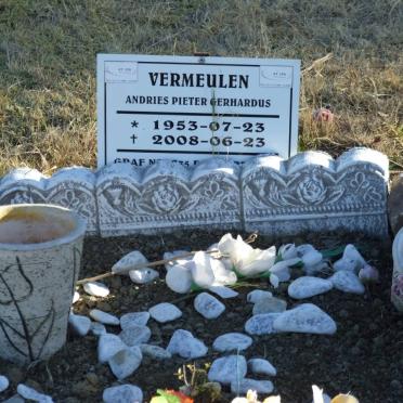 VERMEULEN Andries Pieter Gerhardus 1953-2008