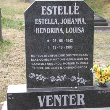 VENTER Estella Johanna Hendrina Louisa 1942-1996