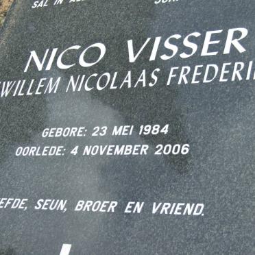 VISSER Willem Nicolaas Frederik 1984-2006
