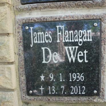 WET James Flanagan, de 1936-2012