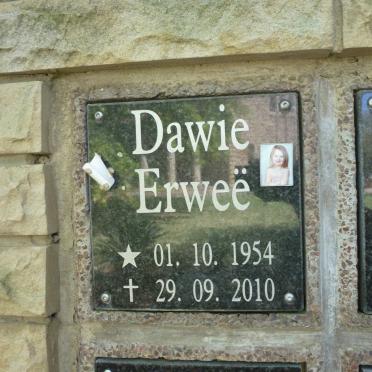 ERWEË Dawie 1954-2010