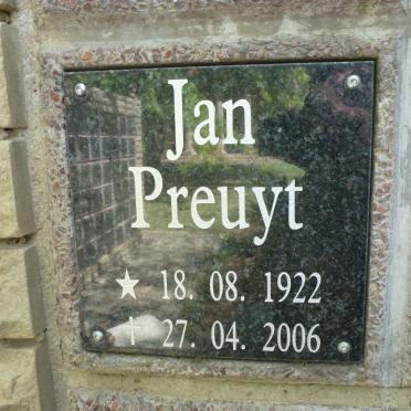 PREUYT Jan 1922-2006