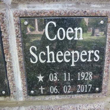 SCHEEPERS Coen 1928-2017