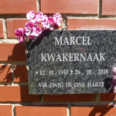 KWAKERNAAK Marcel 1950-2018