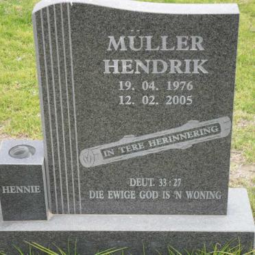 MÜLLER Hendrik 1976-2005