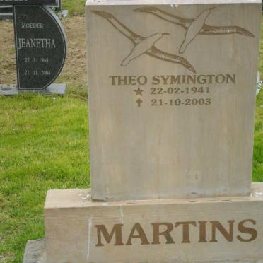 MARTINS Theo Symington 1941-2003